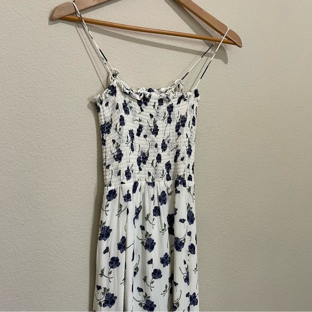 Reformation Sable Dress Blueberries - Picture 3 of 7